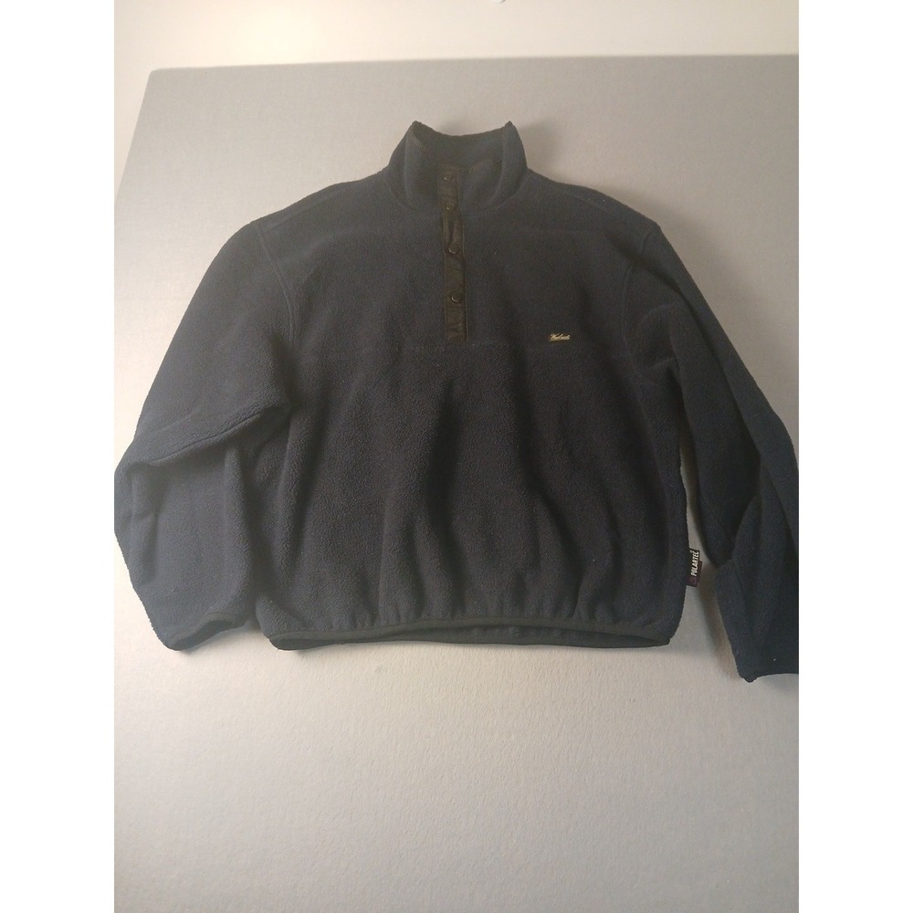 Vintage Woolrich Polartec Jacket Men's Large Navy Long Sleeve Snap Button USA!!